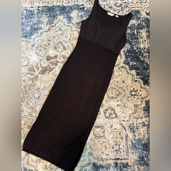 Seraphine Ribbed knit midi sleeveless nursing dress size 4 - Picture 1 of 7
